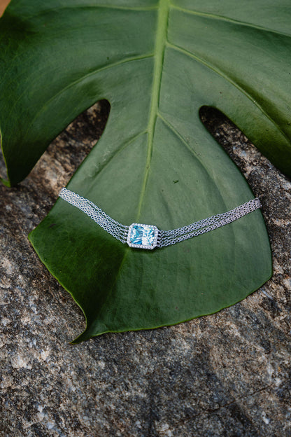Aquamaring Braclete